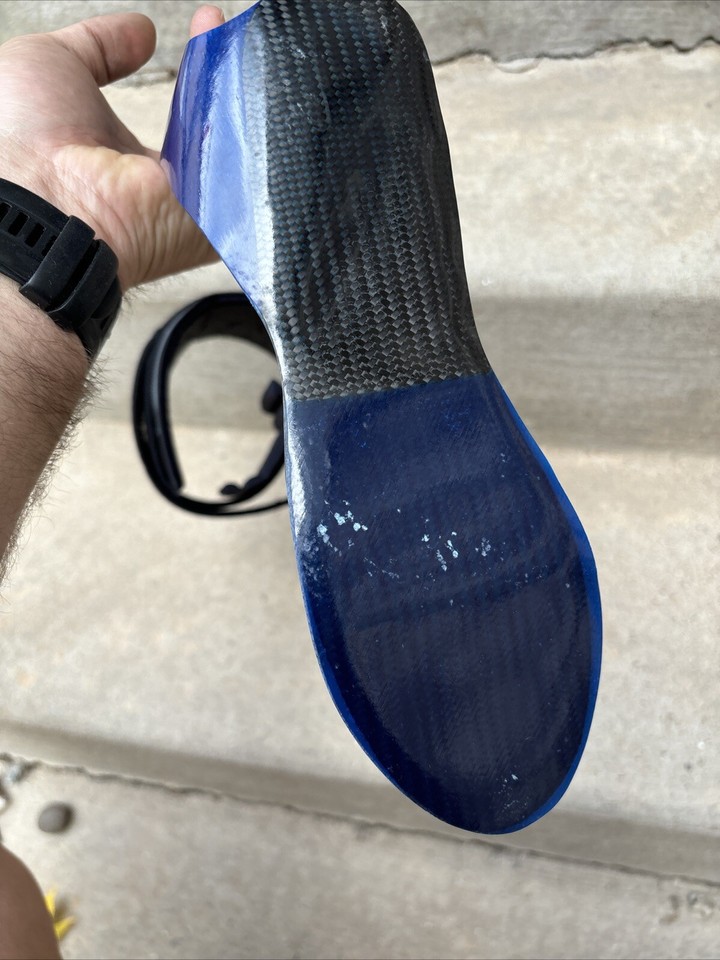 THUASNE LEFT Carbon Fiber AFO Orthotic Foot Drop Brace Large? 9.5x 3.25