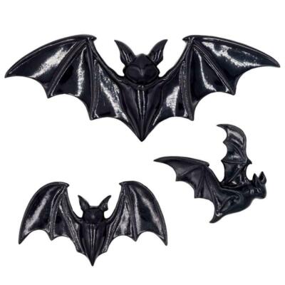 Kreepsville 666 Wand Fledermaus Gothic Punk Hexe Spuk Horror Schild Dekor Set