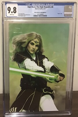STAR WARS : HIGH  REPUBLIC # 4  CGC 9.8 MAYHEW STUDIO EDITION B VIRGIN VARIANT