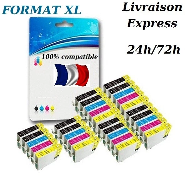 Cartouche encre compatible pour Epson XP-235 XP-245 XP-247 XP-332 XP-335 XP-342 - Photo 2/2