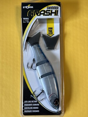Storm Arashi Swimmer Bait 7   2-3/16oz  Pro Blue