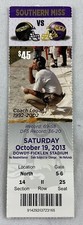 CFB 2013 10/19 So. Miss. at East Carolina Football Ticket-Nick Mullens