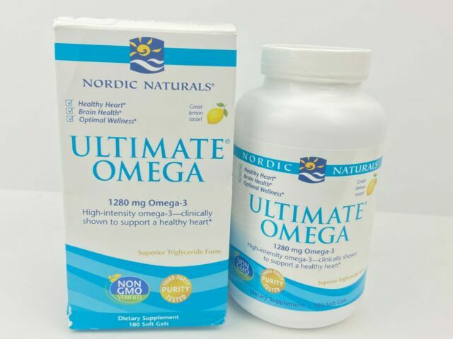 Nordic Naturals Ultimate Omega Lemon 1280mg Softgels - 120 Count