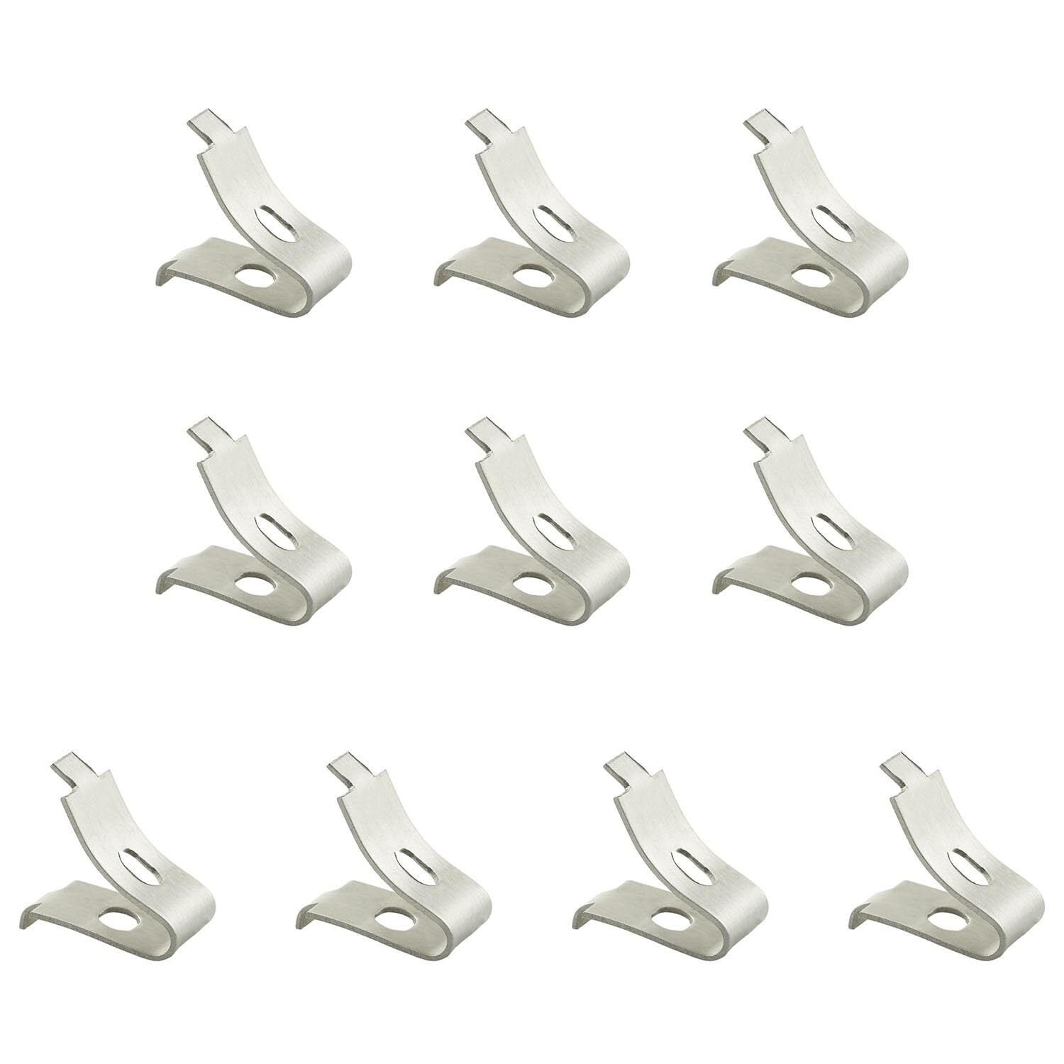 10PCS Adjustable Stainless Steel Cabinet Shelf Pins for Cargo Yards Durable-image