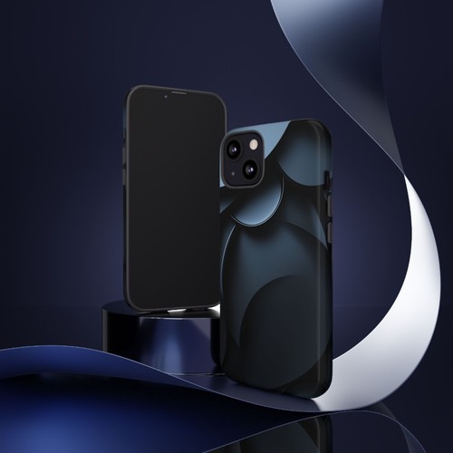 Phone Ink - iPhone, Pixel, Samsung Galaxy Case - Midnight Halos Black Crescent - Picture 99 of 121