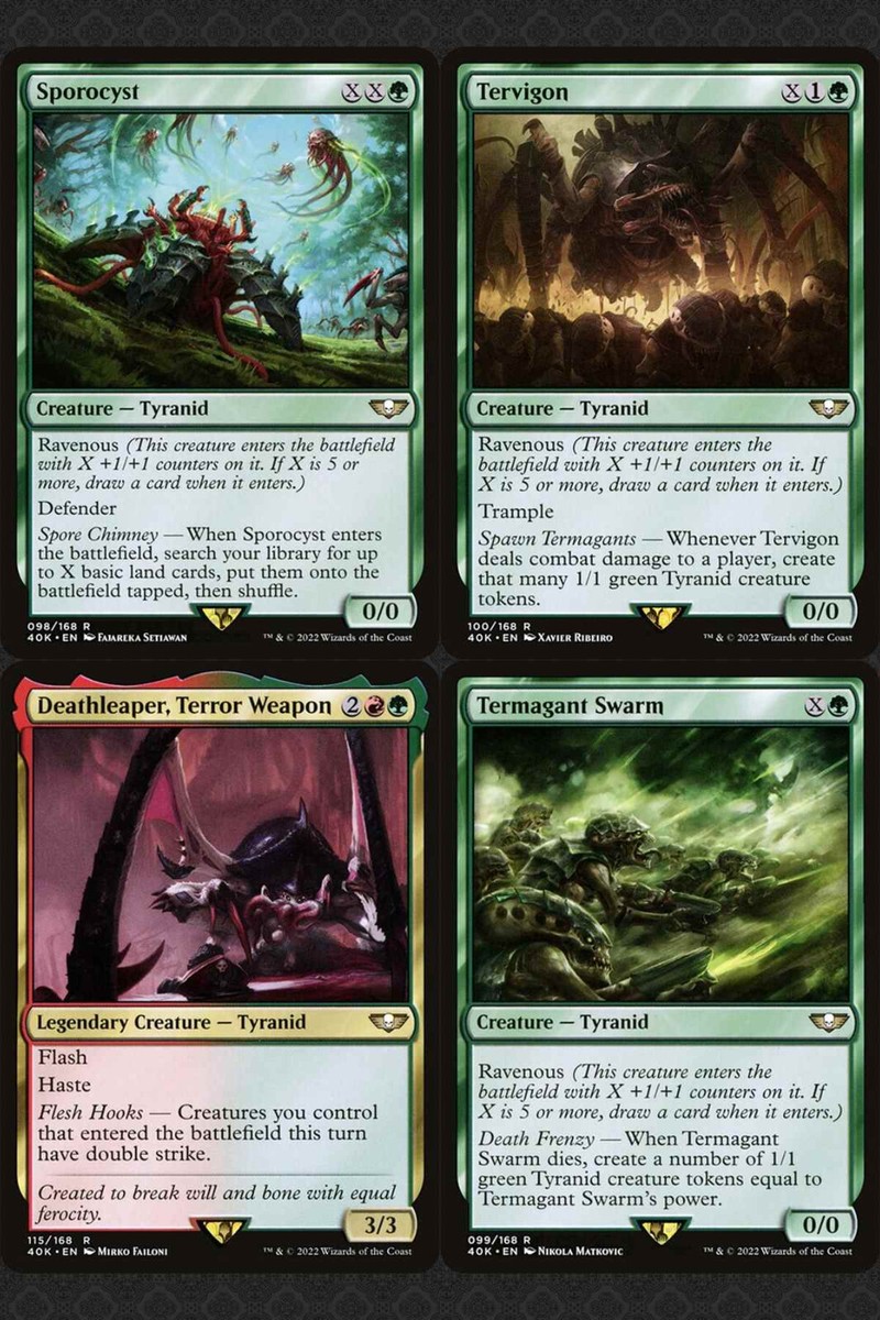 The Swarmlord Commander Deck Warhammer 40K Tyranid Magic MTG EDH  Ready-to-Play | eBay