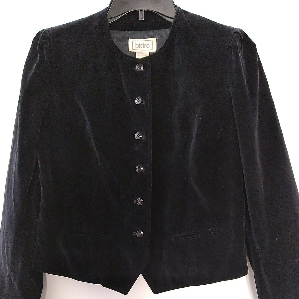 Woman’s Bistro Blazer/Coat , Size 9, Black, Vintage  Sharp!