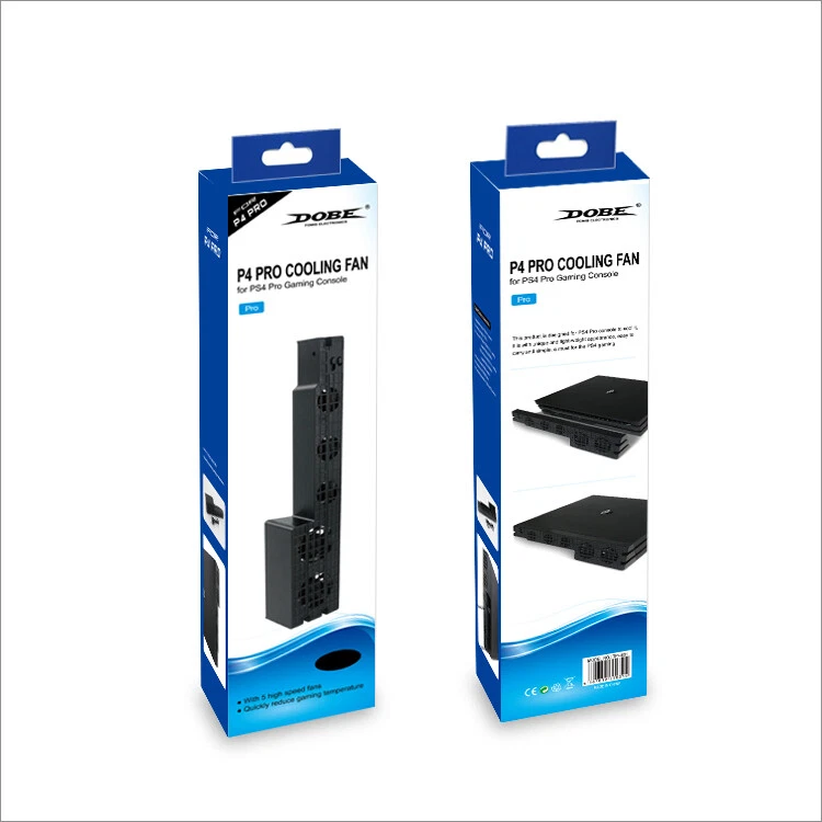 DOBE PS4 Pro External Cooling Fan - Turbo Cooler Black for Playstation 4 Pro - Image 2 of 4