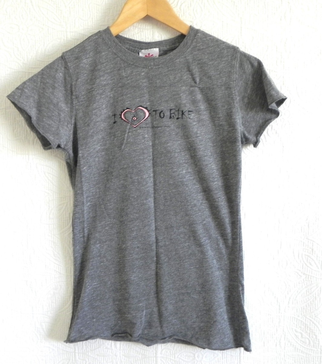 Whoohagear I Love to Bike Graphic T-Shirts Crew Neck Short Sleeve