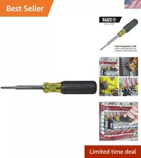 Durable Extended Reach 6-in-1 Screwdriver & Nut Driver - Easy Grip Design