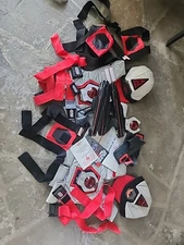 Vintage Worlds of Wonder Original Laser Tag Lot With Guns Targets Hats Vests