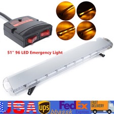 51in Led Amber Light Bar Emergency Beacon Warn For Tow Truck Plow Wrecker Strobe 51in Led Amber Light Bar Emergency Beacon Warn For Tow Truck Plow Wrecker Strobe