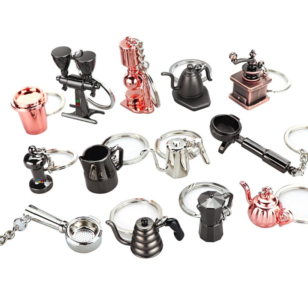 Mini coffee deals cup keychain
