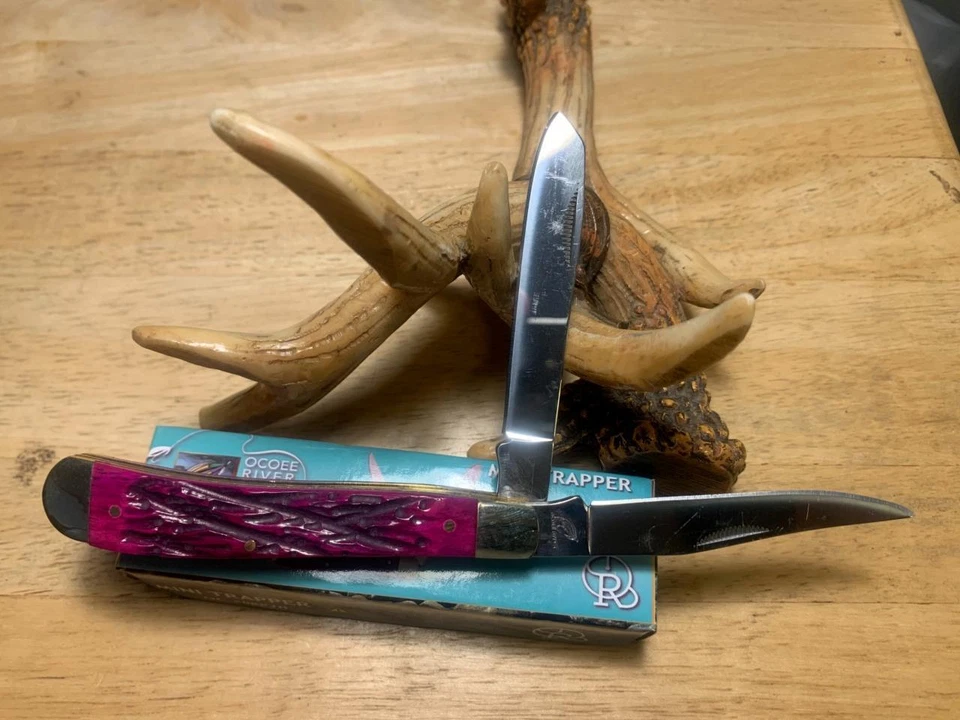 Frost Ocoee River 紫色夹具骨捕手 3 3/4 英寸口袋刀 FOC508PJB — 第 2/4 张图片