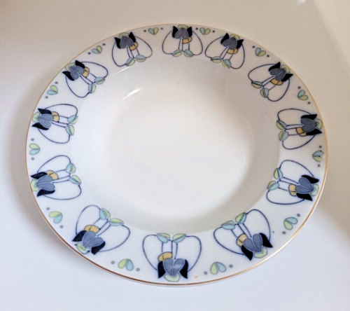 Six art nouveau Glasgow Style soup plates by George Logan; Late Meyers Tulip - Picture 8 of 12