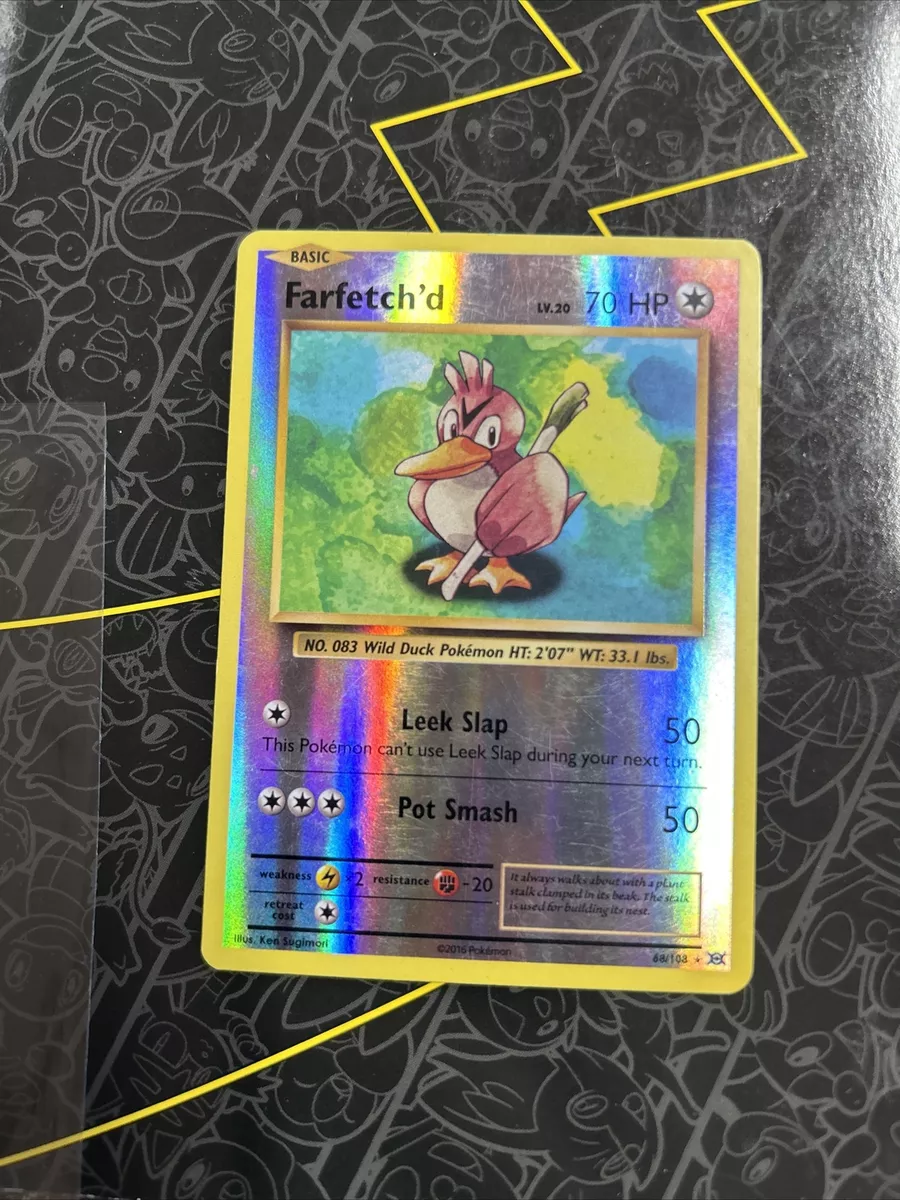 Farfetch'd - 68/108 - Rare - Reverse Holo - Pokemon Singles » XY