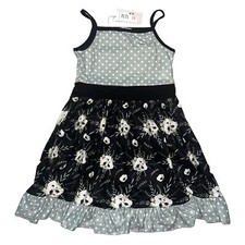 Pete  Lucy Girls Dress Size 4 / 4T Floral Polka Dot NWT New Sundress