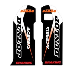 KTM  FORK GUARD GRAPHICS LAMINATED DECAL 2001-2007 SX SXF MXC EXC XCW