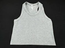 ✅NWOT ✅90 Degrees Ribbed Cropped Tank Top ✅Training ✅Size X-Large ✅Gray ✅Womens