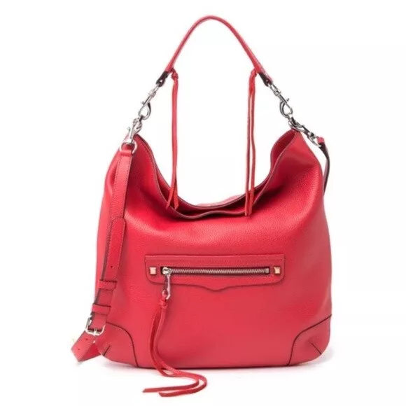 NEW REBECA MINKOFF Slim Regan Leather Hobo Bag eBay
