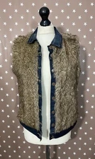 Faux Fur Waistcoat Women’s Size S