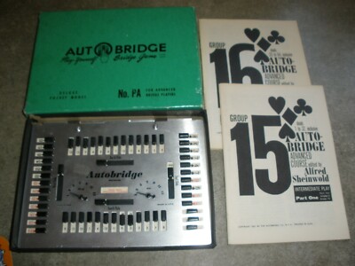 Autobridge – Formation Au Bridge Contrat, Années 1950/60, Boîte Bois, Bel état