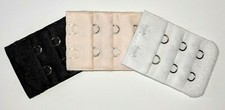 NEW 2-Hook Bra Extender Back Strap Adapter  FREE SHIP  Black White Nude Red