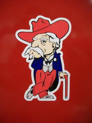 Ole Miss Colonel Reb Decal Sticker 5" b | eBay