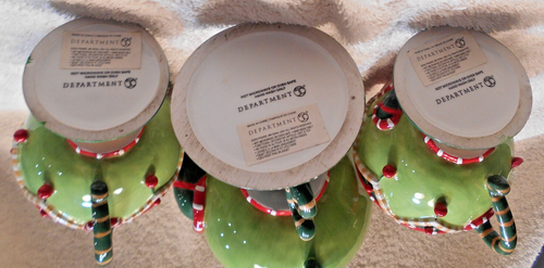 Patience Brewster, Christmas Krinkles, Department 56, 3 Piece Tea Set - Picture 5 of 5