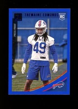 2018 Donruss #357 Tremaine Edmunds Buffalo Bills RC Rookie Blue Press Proof QTY