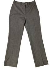 Moschino Cheap and Chic Grey Wool Pants Slacks Straight Leg Business Women's 10