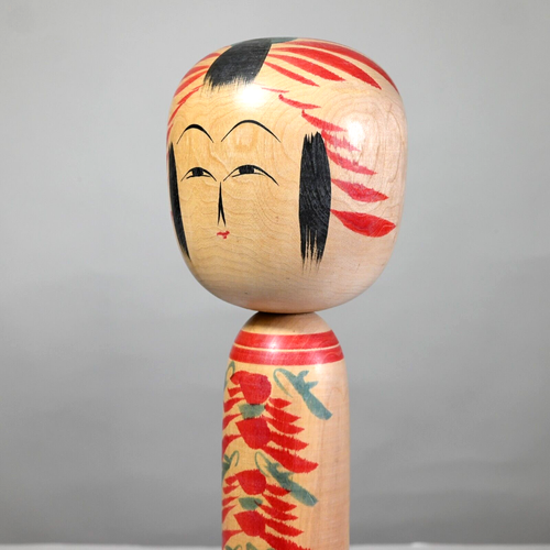 Master TAKASHI SAKUTA Kokeshi TOGATTA School, Signed, Japan 1960s - Large 12" - Picture 12 of 23