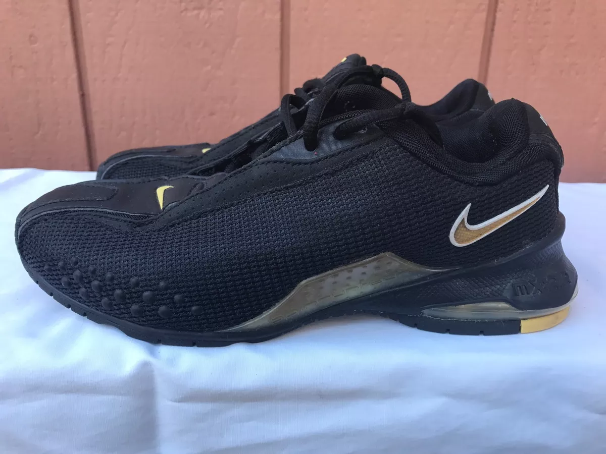 RARE NIKE MX AIR 2003 SPIN RUN TECH US 6 EUR 36.5 BLACK TRAINERS SNEAKERS SHOES