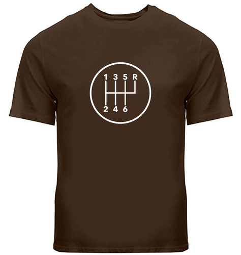 Manual Transmission Pattern 6 Speed Stick Shift Gears Cars T-Shirt Gear Shifter - Picture 16 of 34