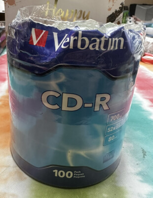 Verbatim 96524 CD-R 700MB Media Disc - About 20 missing Approx 80 Total CDs.