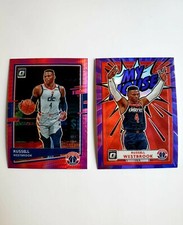 2020-21 Donruss Optic Russell Westbrook My House Purple and Pink Hyper Prizm