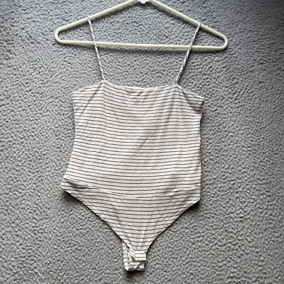 Mahina Tank Top Womens Small Striped One Piece Sleeveless