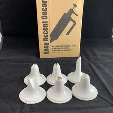 Pampered Chef #1775 Easy Accent Decorator REPLACEMENT PARTS 6 Tips + Storage Lid
