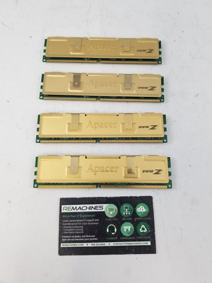 Apacer Technology 4GB 4x1GB DDR2-800 PC2-6400 RAM 78.0AG9I.9K4 TESTED FS!