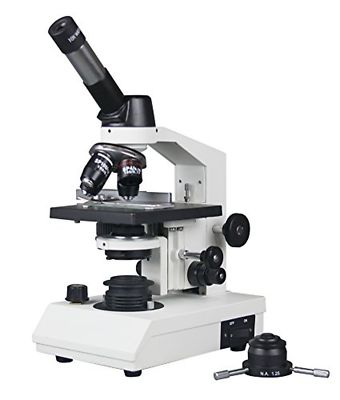 Radical 40-1500x Compound Medical Brightfied Darkfield Microscope Battery Backup