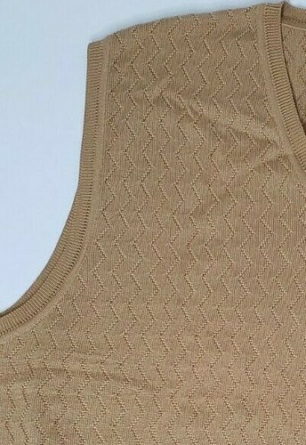 Slazenger Golf Apparel 100% Pima Cotton Knit V-Neck Sweater Vest Men's Large NWT - Picture 10 of 11