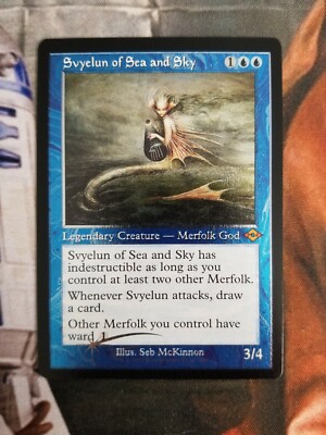 etched foil mtg cards Svyelun of Sea and Sky RETRO ETCHED FOIL - Magic The Gathering MTG Card -  MH2