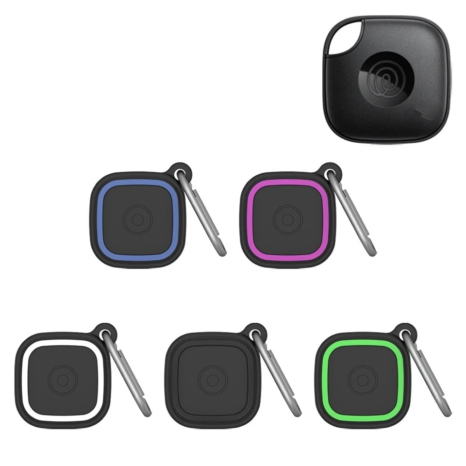 Funda protectora de silicona bicolor para azulejos de Life360 Mate 2024 a prueba de caídas Foto 2 de 4