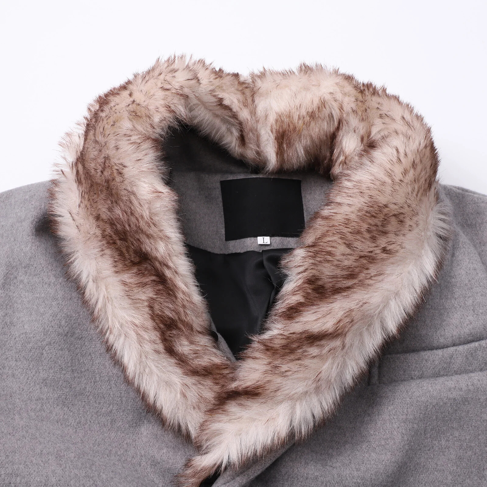 ALTRA Cappotto uomo autunno inverno media lunghezza tasche manica lunga caldo bottoni