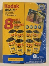 Kodak Max Versatility SEALED 400 Film 8-Pack Box Exp. 06/08