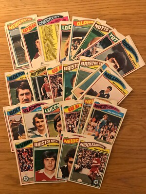 Topps Footballers Orange Back 1978 1-126 Select Card 