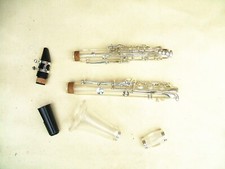 Funion B Flat Clarinet Set Crystal Body 17 Keys Clarinet Nickel Plated Keys Bb