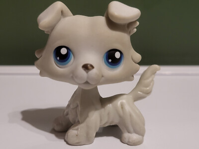 AUTHENTIC LITTLEST PET Shop #893 LPS Collie Dog Original Hasbro Poor EUR 14,99 - FR
