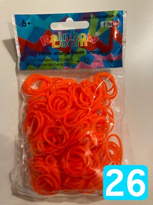 Original Rainbow Loom Bands Bänder Gummibänder mit Clips 300er & 600er