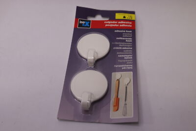 (6-Pk) Inofix Adhesive Hanger Blister Circle White 2170-2